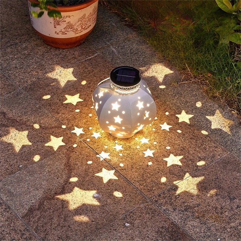 Outdoor Lighting Traditional - 정원 스타 프로젝터 램프 걸이형 태양광