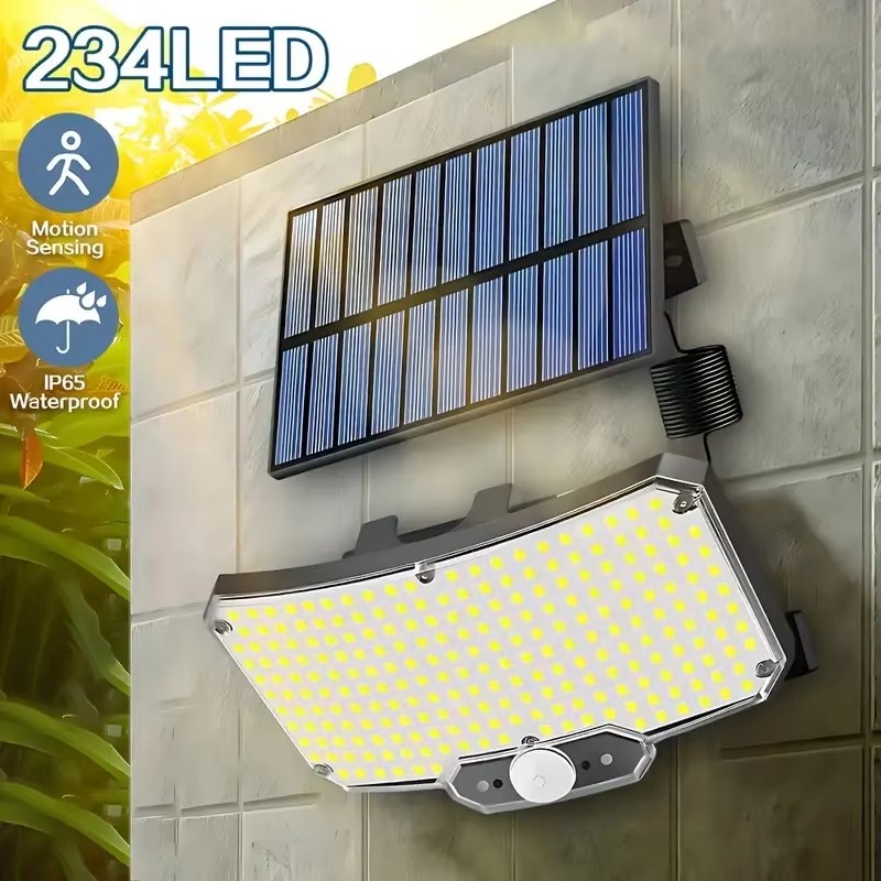 Outdoor Lighting Garage - 234LED 태양광 야외 조명 모션 센서
