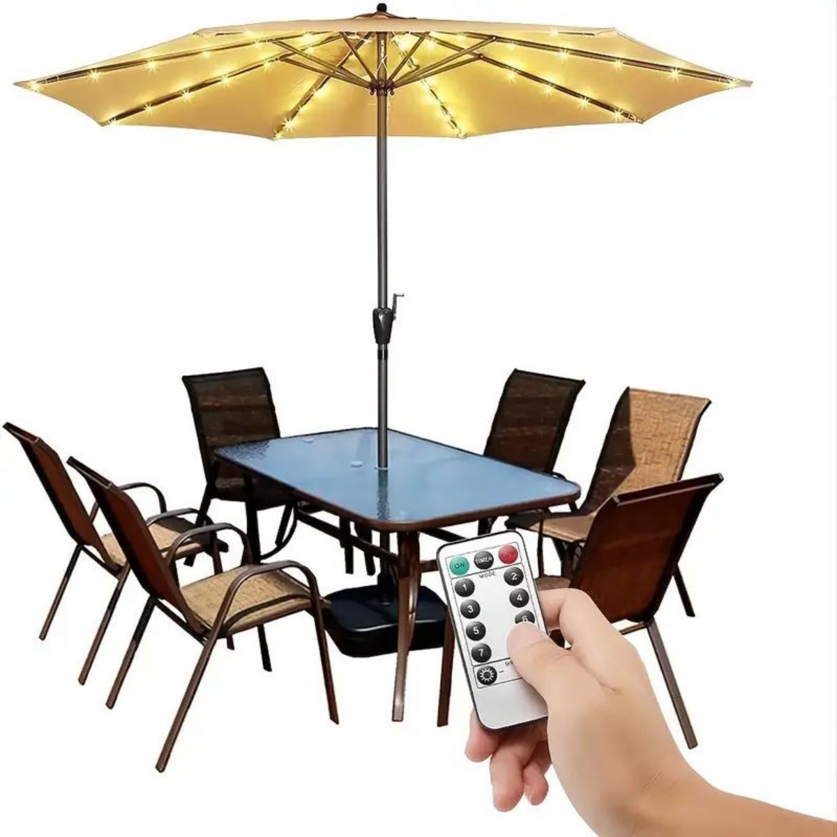 Outdoor Lighting For Your Yard - 파티오 마당 우산 조명, 배터리 전원