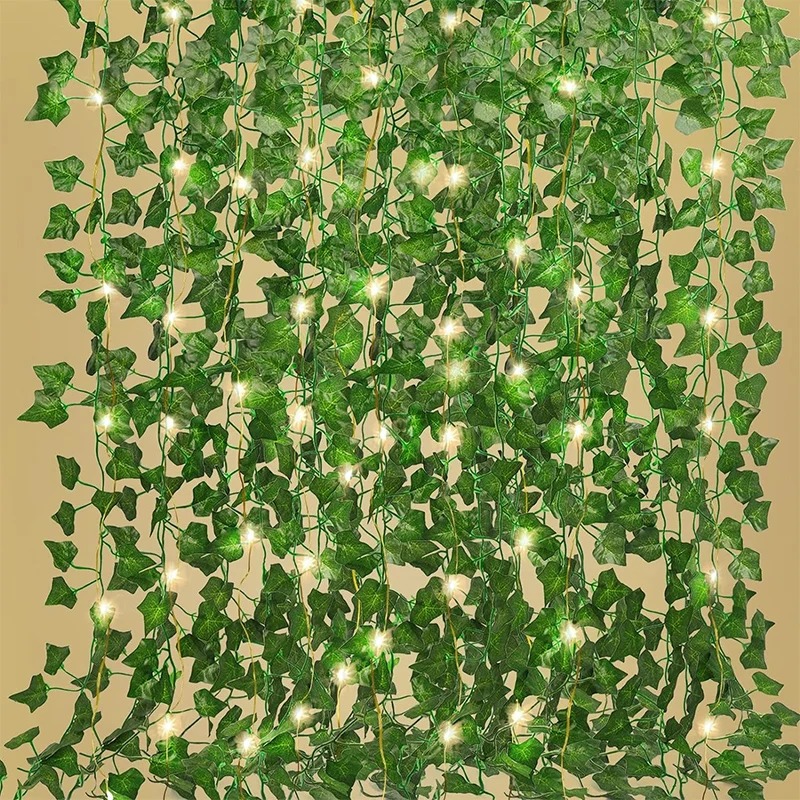 Outdoor Lighting Tree - 녹색 아이비 LED 조명 스트링 잎