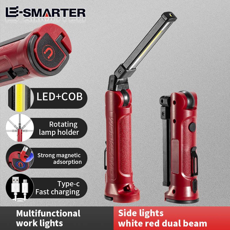 Outdoor Lighting Electric - COB LED 작업 조명 충전식 접이식