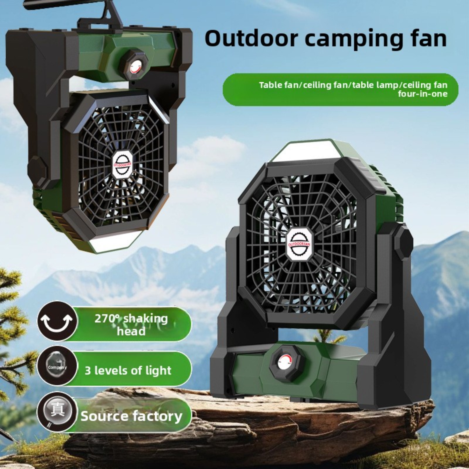 Outdoor Lighting Wireless - 휴대용 4 in 1 야외 캠핑
