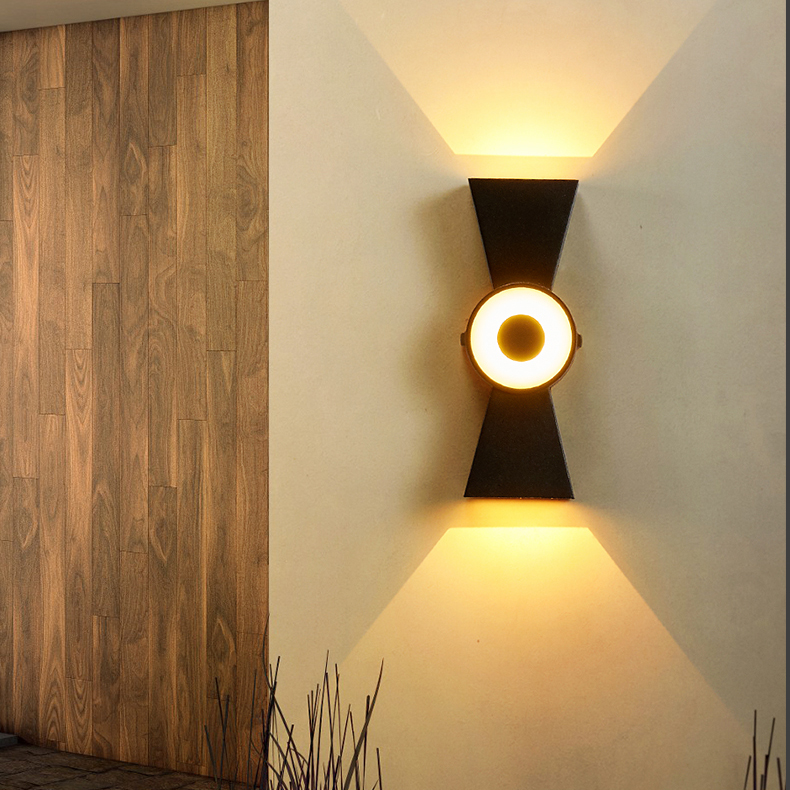 Outdoor Yard Lighting Fixtures - 실외/실내 6W LED 벽등 조명기구 위/아래