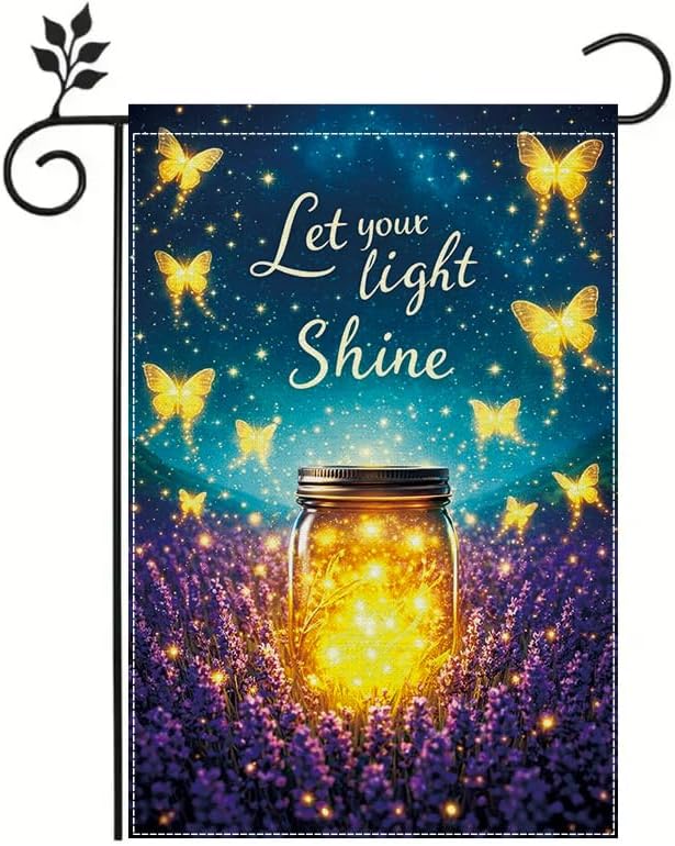 Outdoor Lighting For Your Yard - 영감을 주는 나비 정원 깃발 12x18인치,