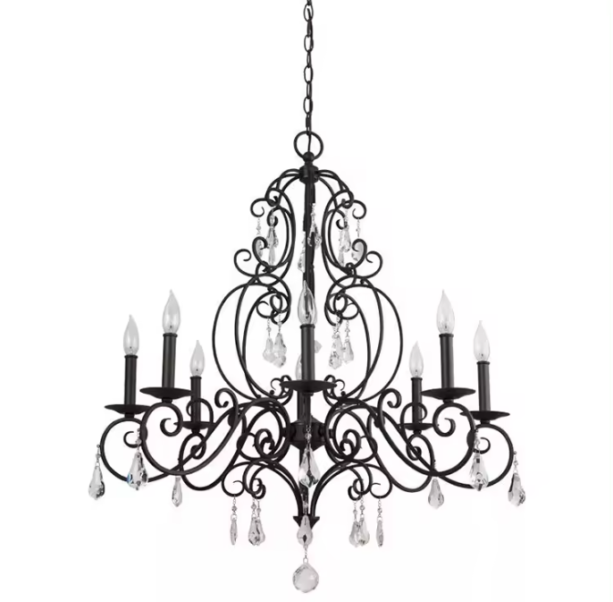 Outdoor Lighting Pendant - 질라이트닝 우아한 펜던트 조명 레트로 블랙