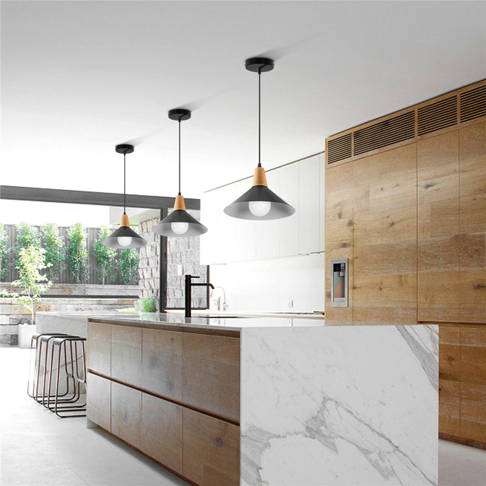 북유럽 모던 스타일 빈티지 철제 블랙 E27 펜던트 조 - Outdoor Lighting Pendant 리뷰 및 가격