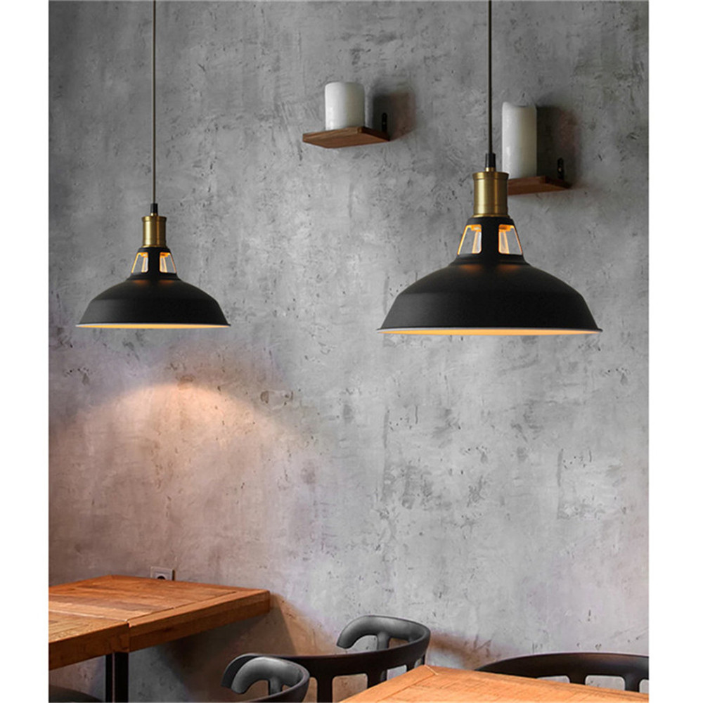 북유럽 모던 스타일 빈티지 철제 블랙 E27 펜던트 조 - Outdoor Lighting Pendant 리뷰 및 가격