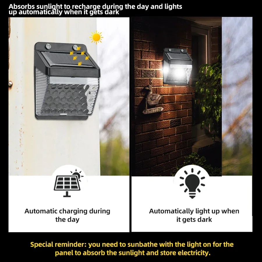 LED 태양광 조명 PIR 모션 센서 벽등 야외 태양광 - Outdoor Lighting Traditional 리뷰 및 가격