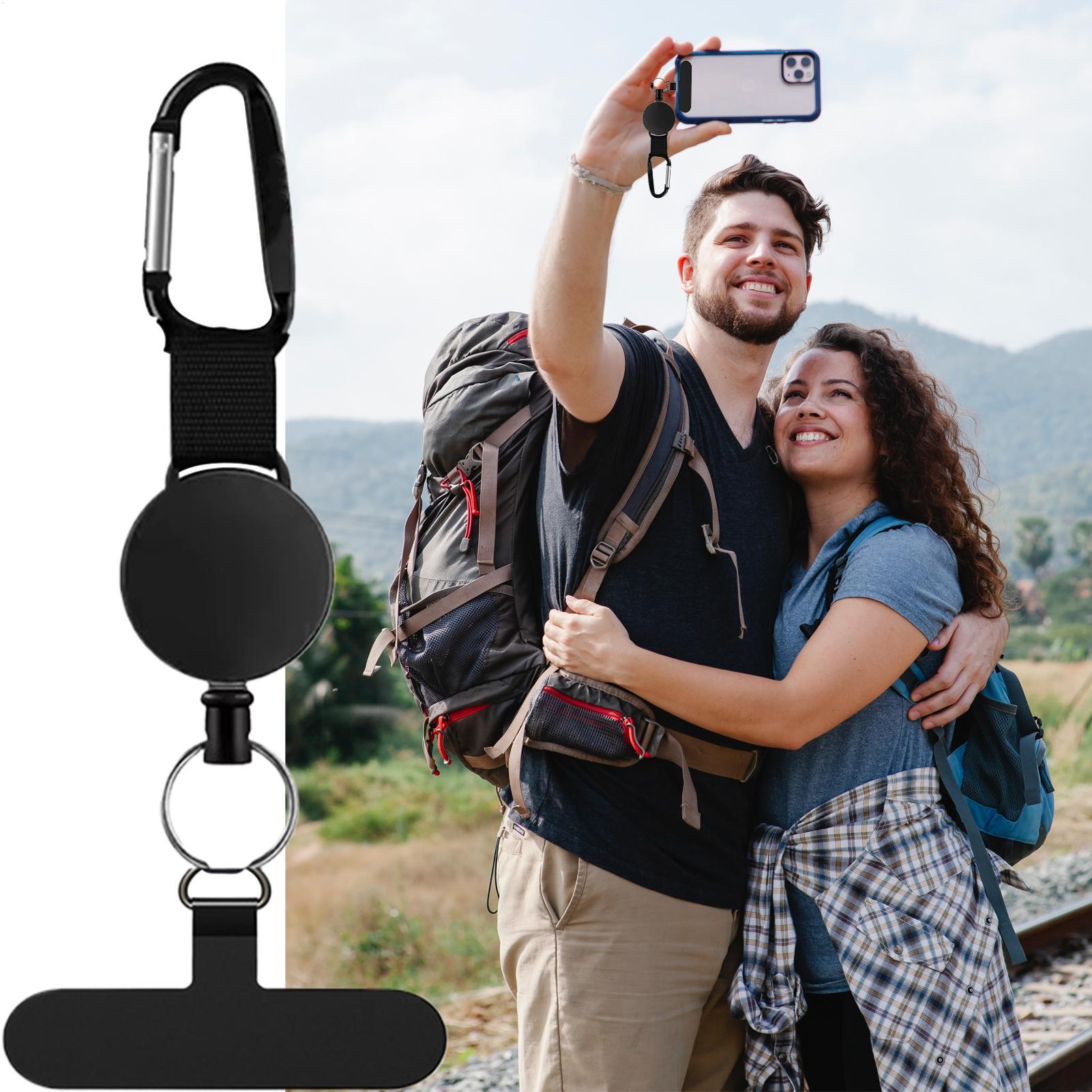 수납식 도난 방지 폰 클립 휴대폰 끈 야외용 폰 보안  - Outdoor Lighting Electric 리뷰 및 가격