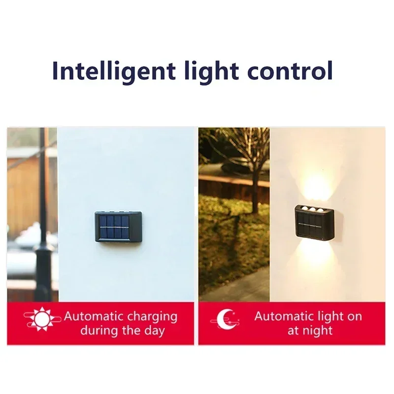 LED 태양광 조명 야외 방수 솔라 벽등 위아래 발광  - Outdoor Lighting Manufacturers 리뷰 및 가격