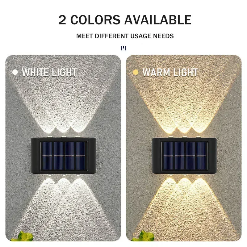 LED 태양광 조명 야외 방수 솔라 벽등 위아래 발광  - Outdoor Lighting Manufacturers 리뷰 및 가격