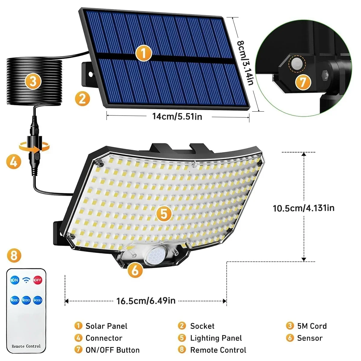 234LED 태양광 야외 조명 모션 센서 슈퍼 브라이트 - Outdoor Lighting Garage 리뷰 및 가격