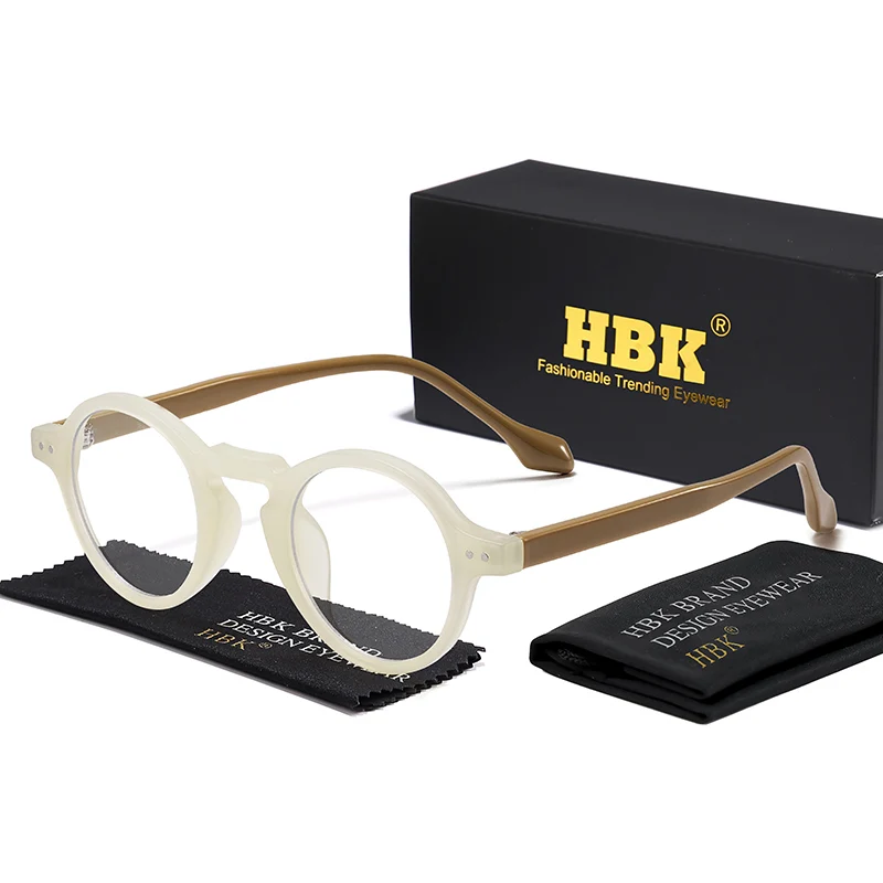HBK 빈티지 라운드 남성 소형 안경 프레임 고품질 브 - Quality Outdoor Lighting Brands 리뷰 및 가격