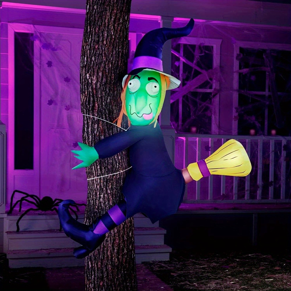 4피트 할로윈 풍선 마녀 장식 (내장 LED 조명 포함 - Outdoor Lighting Tree 리뷰 및 가격