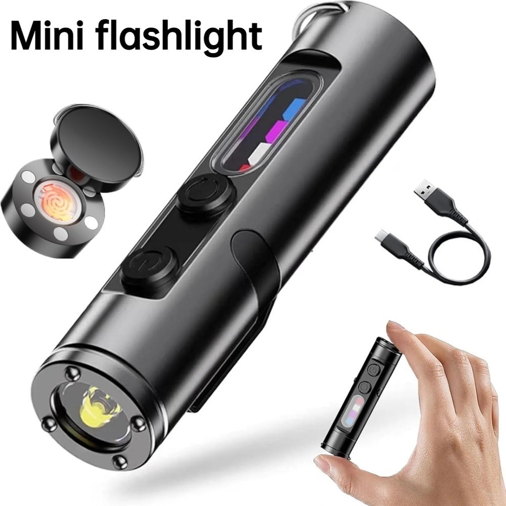 미니 야외 손전등 타입 C 충전식 LED 자석 토치(모 - Outdoor Lighting Electric 리뷰 및 가격