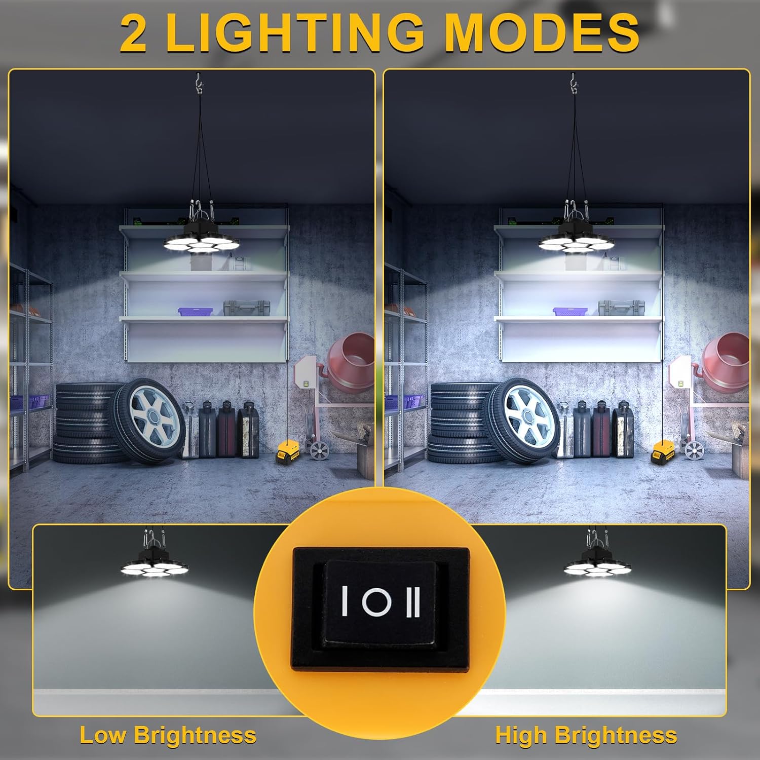 배터리로 작동되는 야외 캠핑용 LED 작업등, DeWa - Outdoor Lighting Garage 리뷰 및 가격