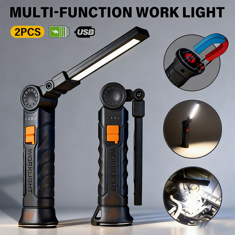휴대용 COB LED 손전등 USB 충전식 작업등 내장 - Outdoor Lighting Electric 리뷰 및 가격