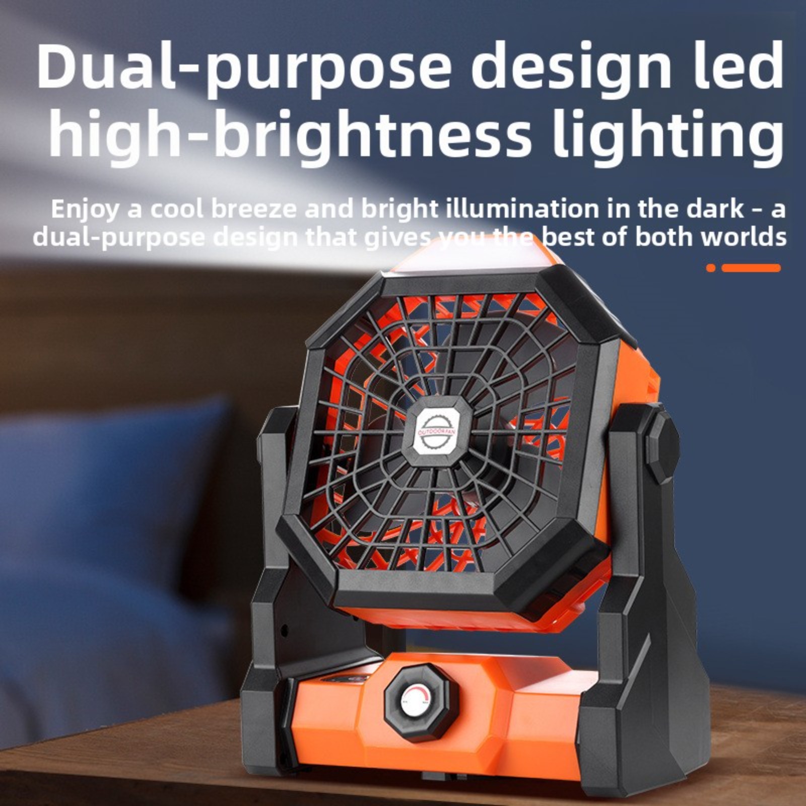 휴대용 4 in 1 야외 캠핑 팬 7800mAh 충전식 - Outdoor Lighting Wireless 리뷰 및 가격