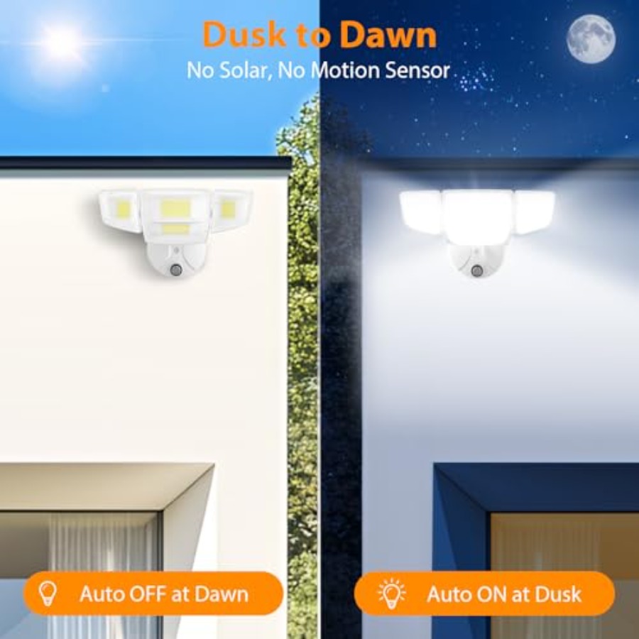 90W 황혼에서 새벽까지 작동하는 야외 조명, 10,0 - Outdoor Lighting Garage 리뷰 및 가격
