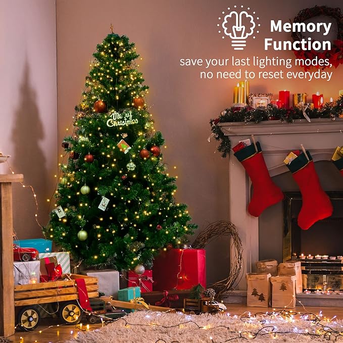 LED 크리스마스 트리 조명 새해 가랜드 스트링 파티오 - Outdoor Lighting Tree 리뷰 및 가격