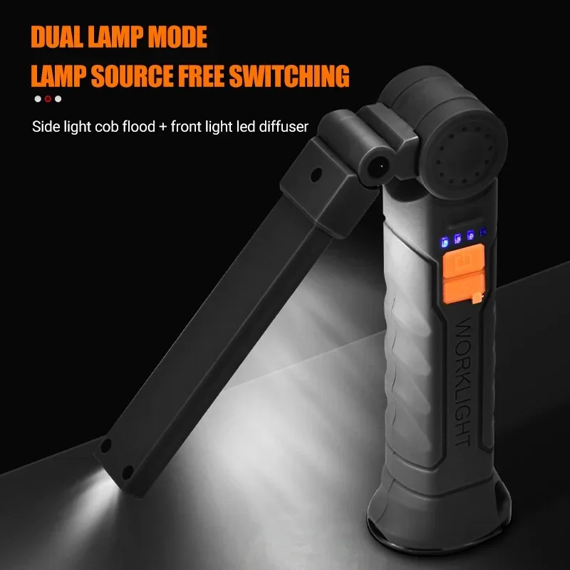자석 및 후크가 있는 충전식 LED 손전등 작업등, 작 - Outdoor Lighting Electric 리뷰 및 가격