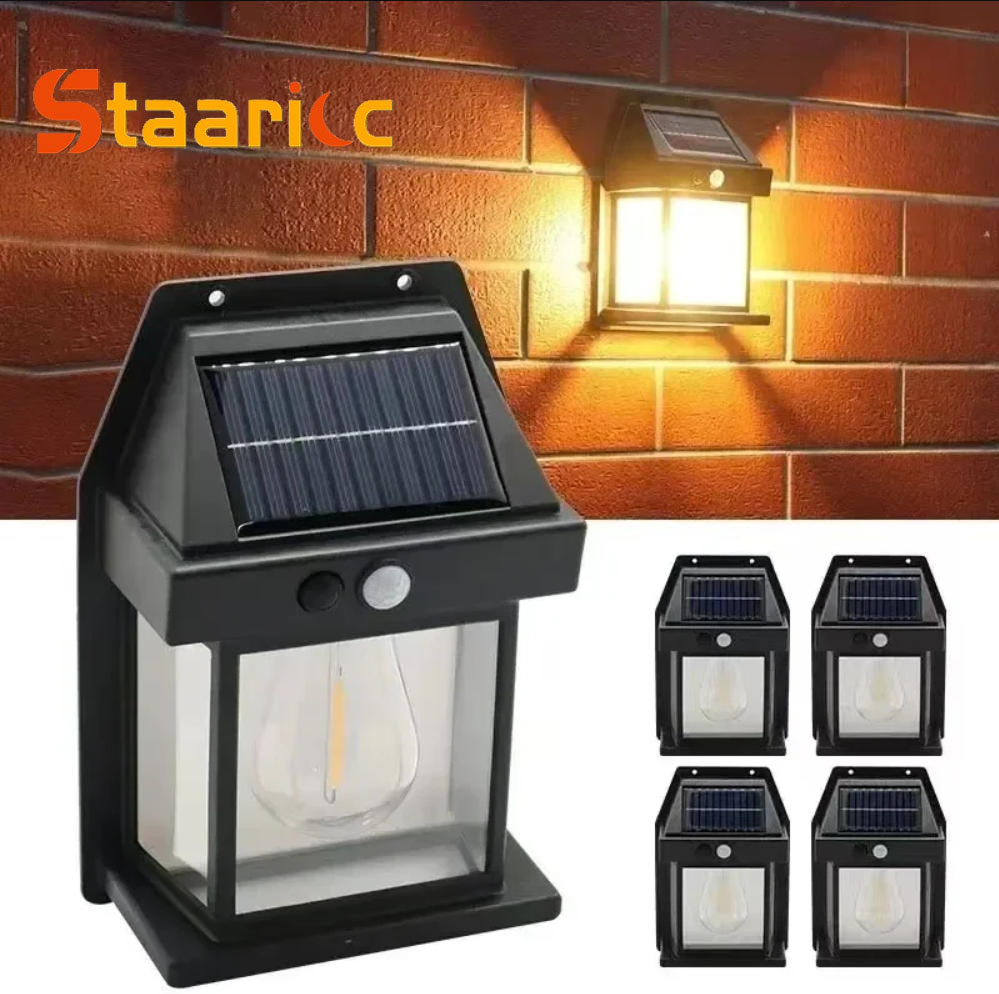 야외 태양광 텅스텐 벽등, 모션 센서 내장, IP65  - Outdoor Lighting Traditional 리뷰 및 가격