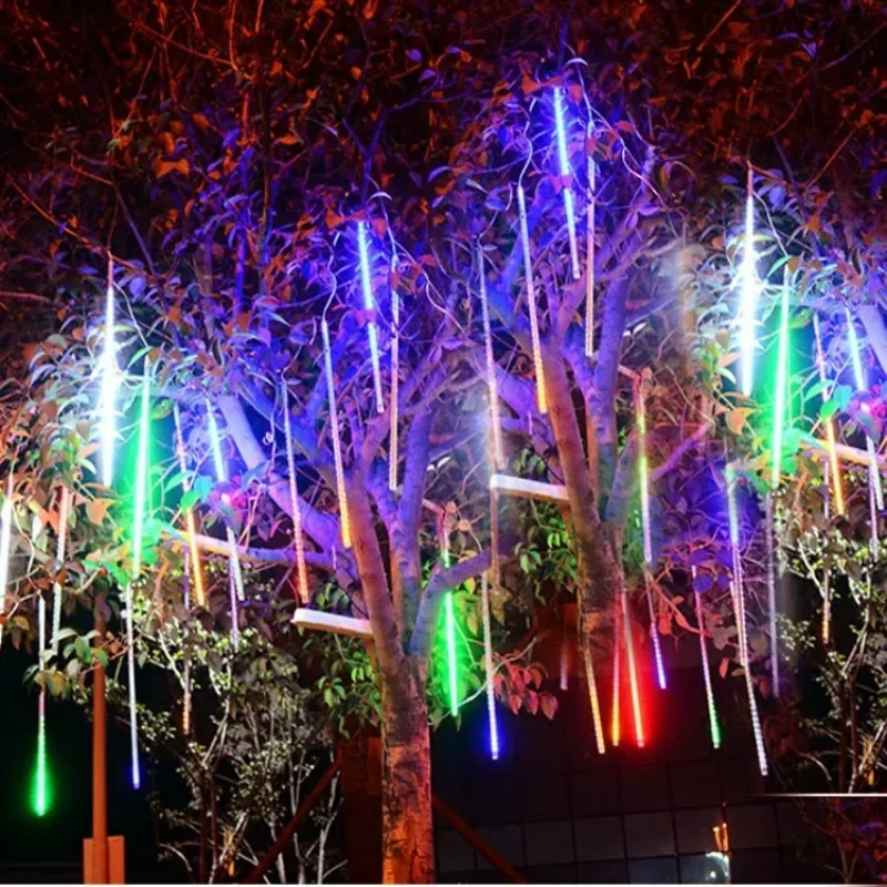 30cm /50cm 방수 유성우 비 8 튜브 LED 문 - Outdoor Lighting Tree 리뷰 및 가격