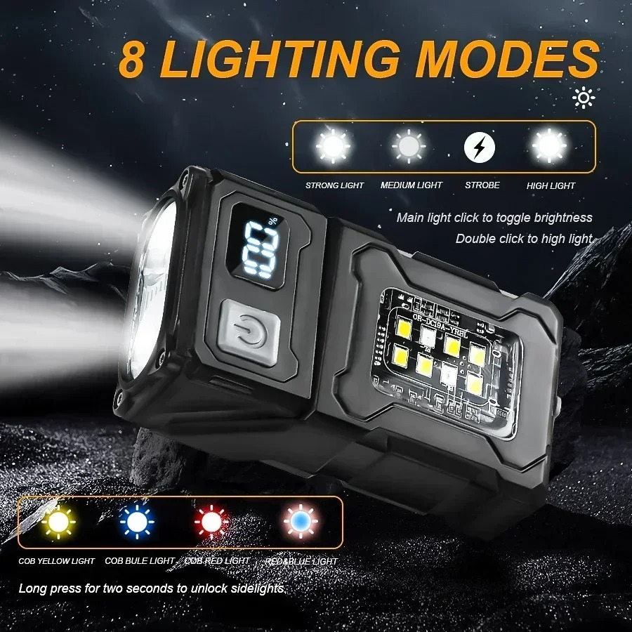 미니 USB 충전식 LED 손전등 테일 마그넷 COB  - Outdoor Lighting Replacement Bulbs 리뷰 및 가격