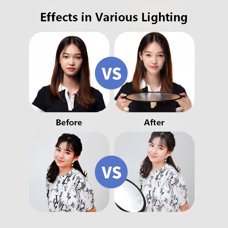 2-in-1 양면 금은 반사판 휴대용 접이식 조명 패널 - Outdoor Lighting For Photography 리뷰 및 가격
