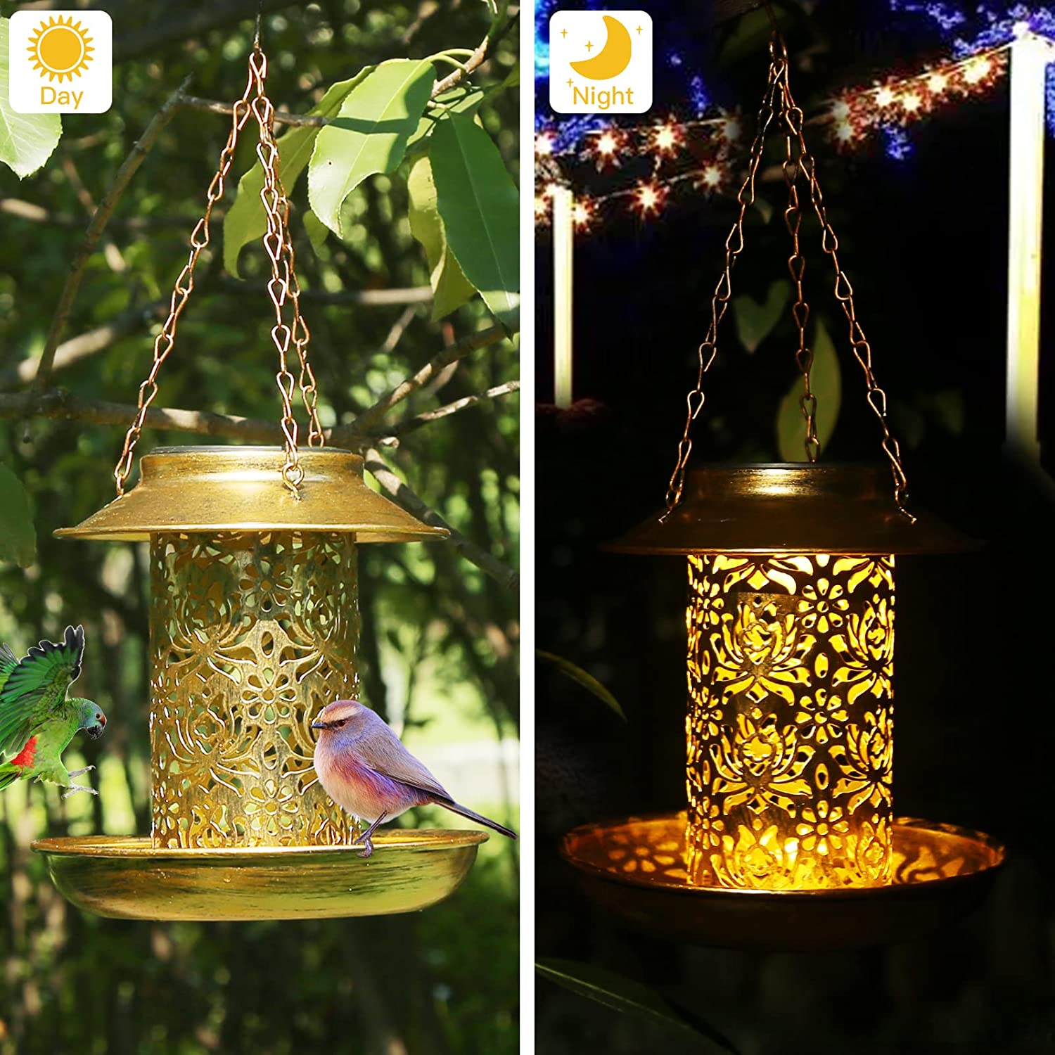 태양 조류 피더 금속 야외 조류 애호가를위한 가벼운 선 - Outdoor Lighting Ideas For House 리뷰 및 가격