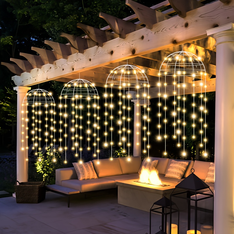 페어리 캐노피 글로우 우산 스트링 조명, 야외 현관 파 - Outdoor Lighting Pendant 리뷰 및 가격
