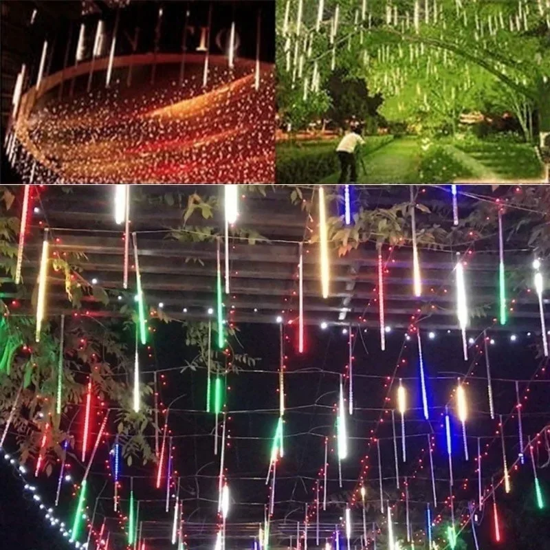 30cm /50cm 방수 유성우 비 8 튜브 LED 문 - Outdoor Lighting Tree 리뷰 및 가격