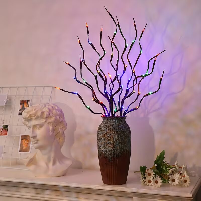 1/2PC 20LED 벚꽃 나무 가지 조명 실내외 홈  - Outdoor Lighting Tree 리뷰 및 가격