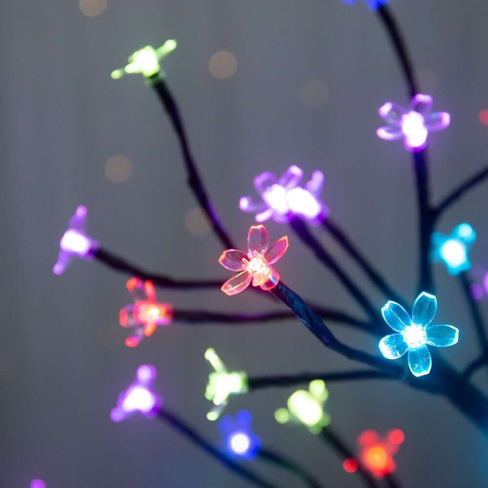 1/2PC 20LED 벚꽃 나무 가지 조명 실내외 홈  - Outdoor Lighting Tree 리뷰 및 가격