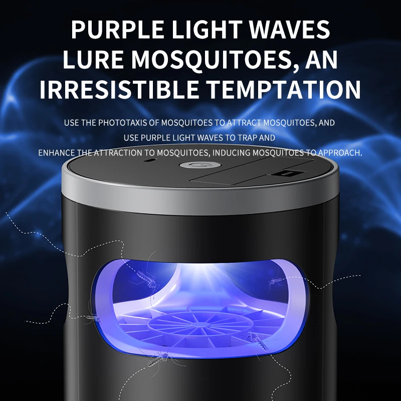무선 전기 무소음 모기 퇴치기 타입-C 충전식 흡입식  - Outdoor Lighting Wireless 리뷰 및 가격
