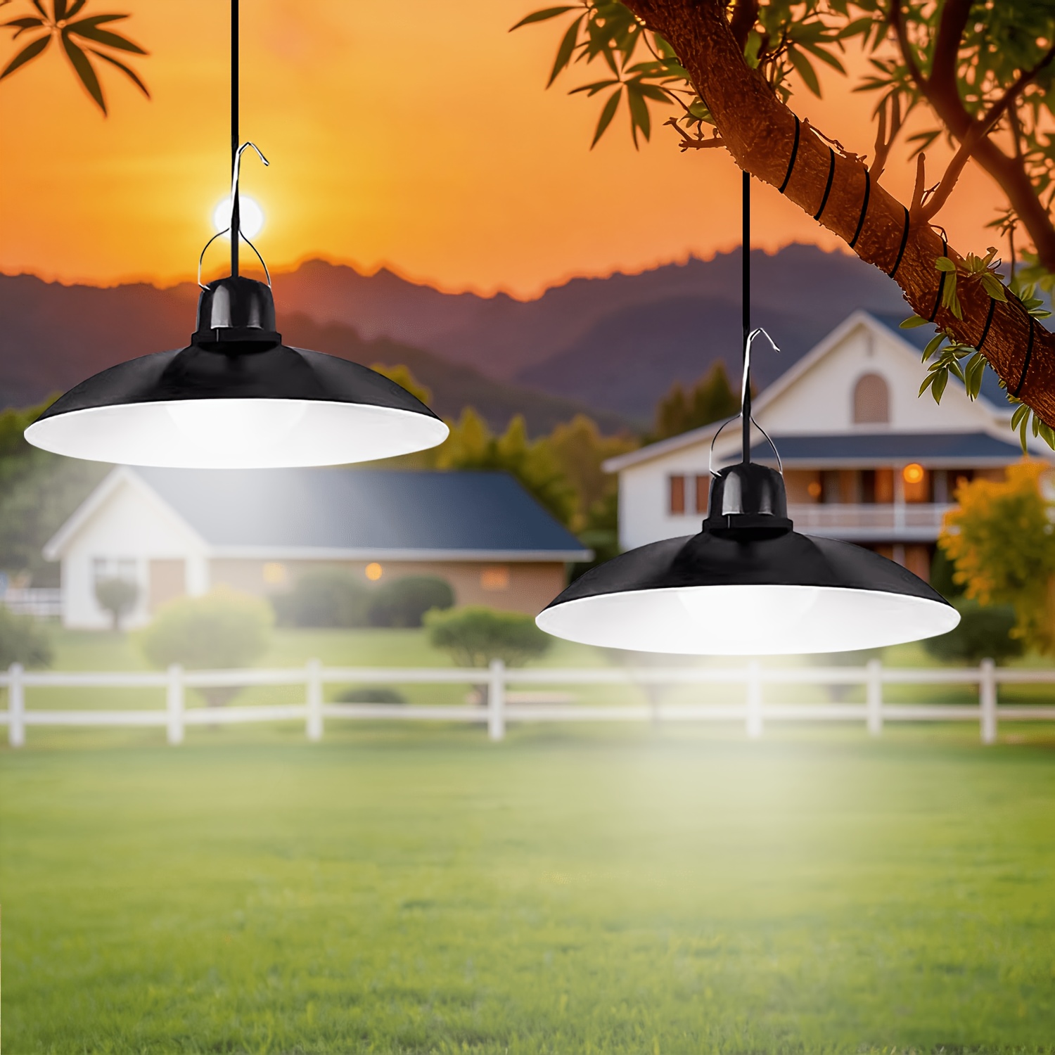 1개 태양광 펜던트 조명 야외 LED 램프 이중/단일  - Outdoor Lighting Pendant 리뷰 및 가격