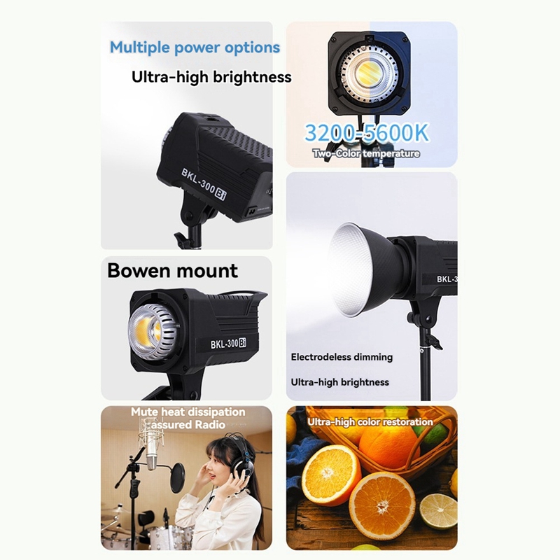 300W Bi LED 비디오 조명, 인물 사진 및 야외 - Outdoor Lighting Wireless 리뷰 및 가격