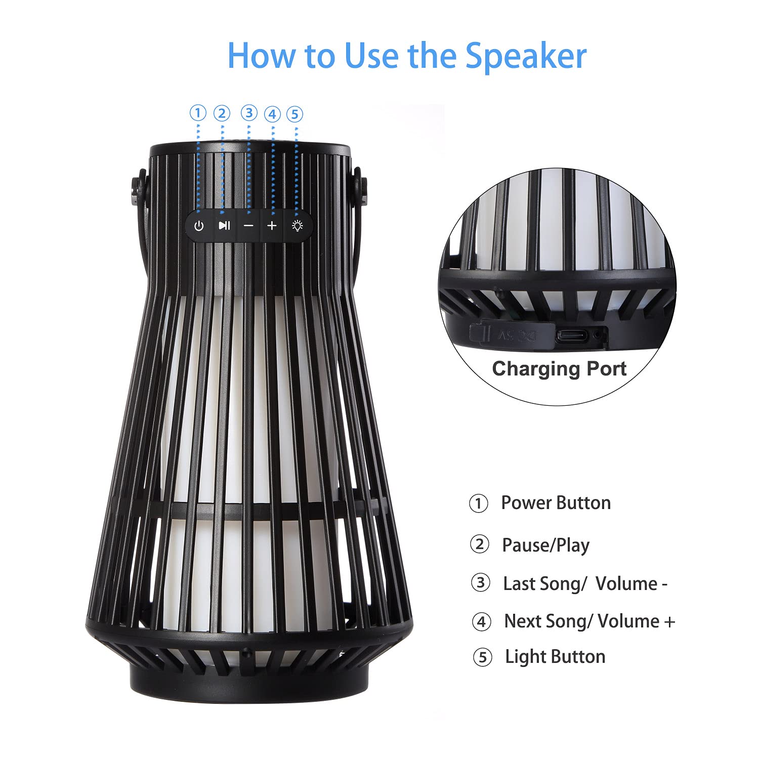 야외 LED 불꽃 조명, 휴대용 방수 블루투스 스피커  - Outdoor Lighting Wireless 리뷰 및 가격