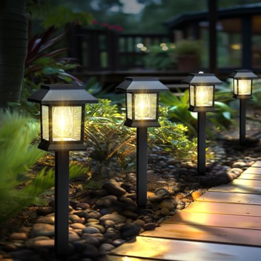 태양광 조명 야외용, 3000K 방수 자동 켜짐/꺼짐  - Outdoor Lighting For Your Yard 리뷰 및 가격