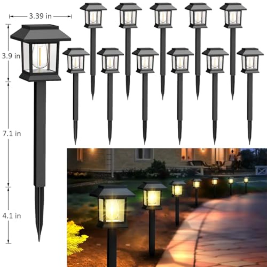 태양광 조명 야외용, 3000K 방수 자동 켜짐/꺼짐  - Outdoor Lighting For Your Yard 리뷰 및 가격