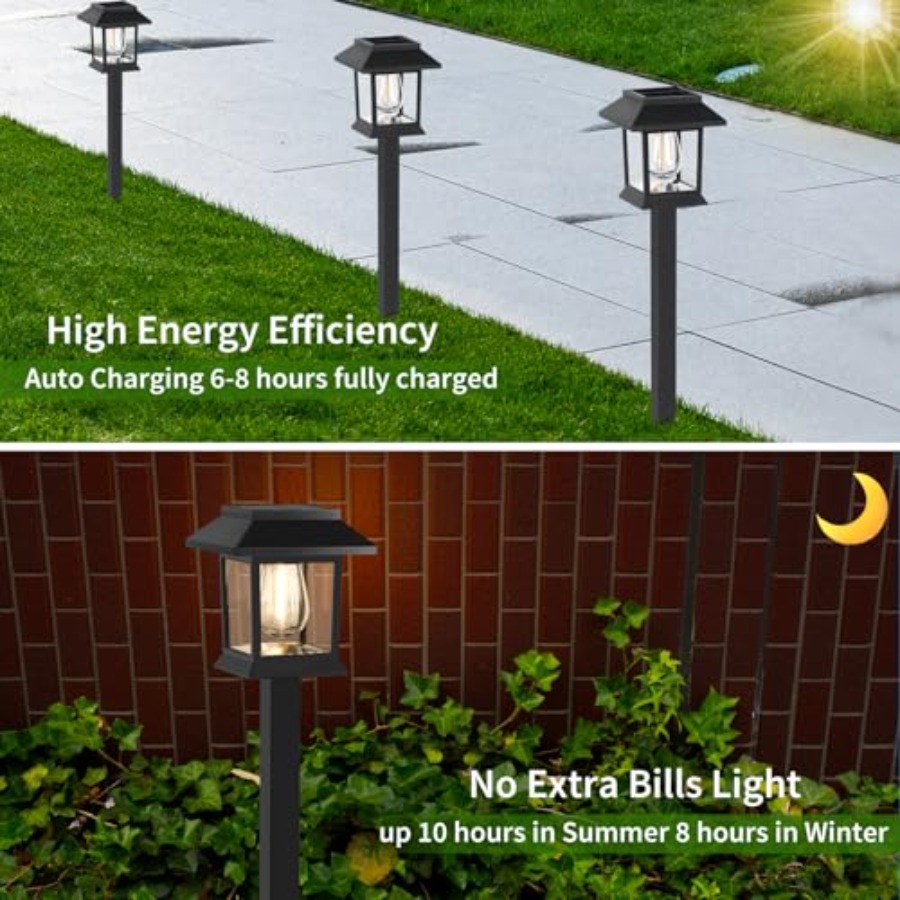 태양광 조명 야외용, 3000K 방수 자동 켜짐/꺼짐  - Outdoor Lighting For Your Yard 리뷰 및 가격