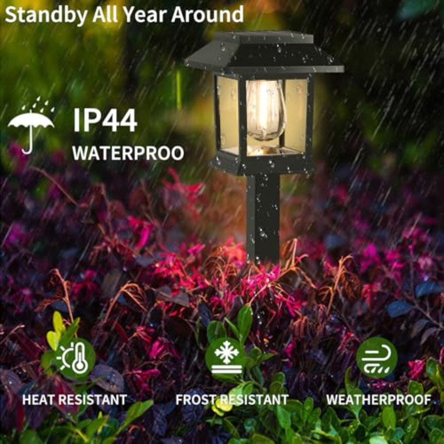 태양광 조명 야외용, 3000K 방수 자동 켜짐/꺼짐  - Outdoor Lighting For Your Yard 리뷰 및 가격