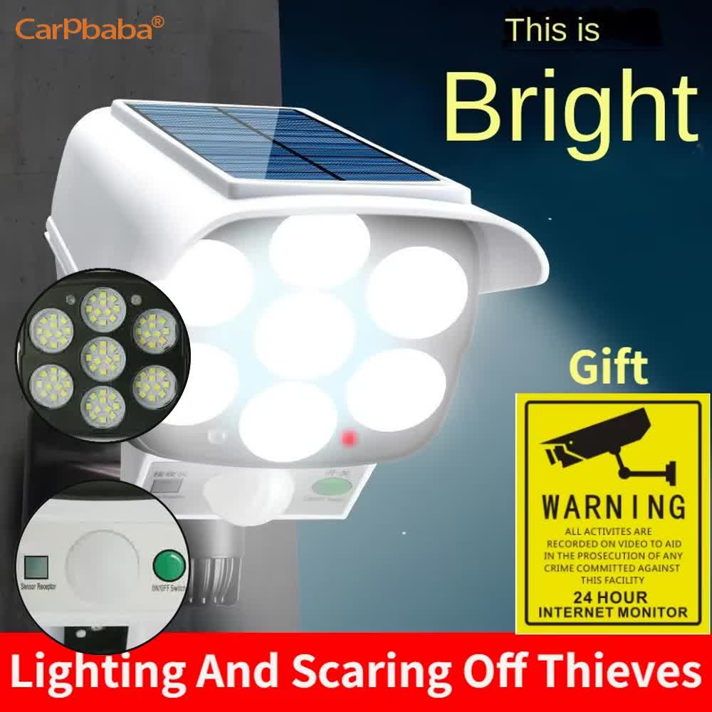 야외 태양광 모션 센서 보안 모형 카메라 무선 투광등  - Outdoor Lighting Wireless 리뷰 및 가격