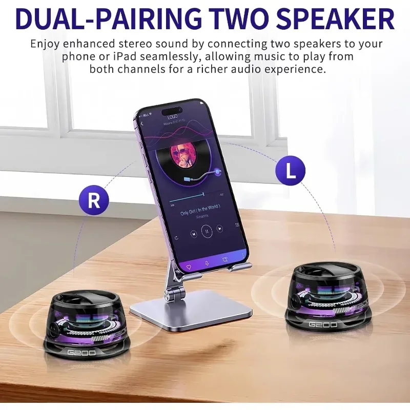 RGB 라이트 마그네틱 블루투스 스피커 휴대용 G200 - Outdoor Lighting Wireless 리뷰 및 가격