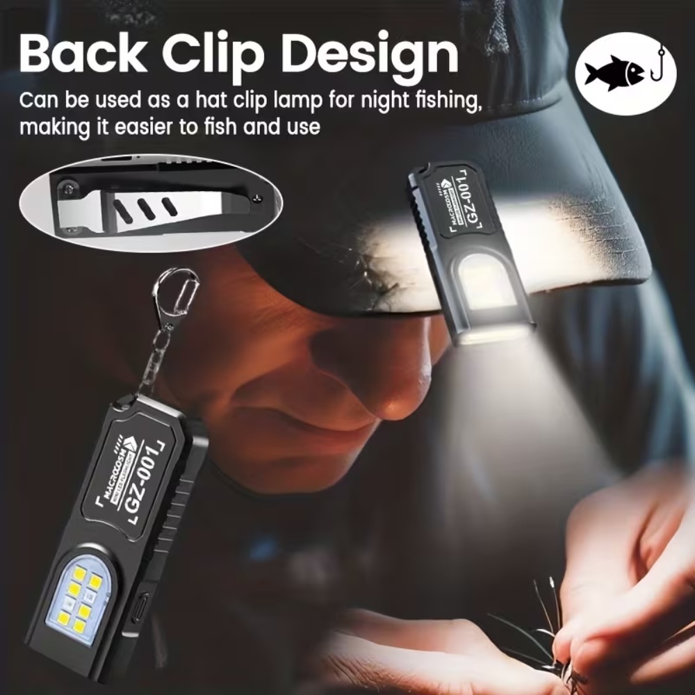 미니 COB LED 키체인 손전등 USB 충전식 토치  - Outdoor Lighting Replacement Bulbs 리뷰 및 가격